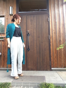 「rag & bone（ラグアンドボーン）のアイテム（トップス）」を使った、Tomomi さん（レディース・159cm）の夏コーディネート