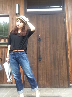 Tomomi さん（レディース・159cm）の夏コーディネート