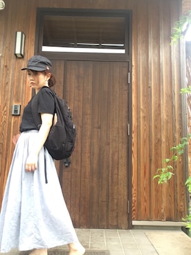 「rag & bone（ラグアンドボーン）のアイテム（トップス）」を使った、Tomomi さん（レディース・159cm）の夏コーディネート