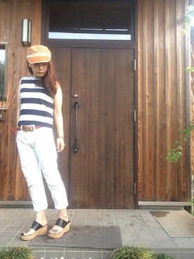 Tomomi さん（レディース・159cm）の夏コーディネート