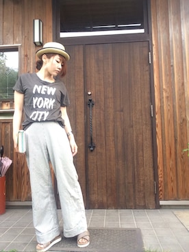 Tomomi さん（レディース・159cm）の夏コーディネート