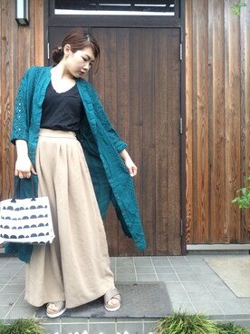 「rag & bone（ラグアンドボーン）のアイテム（トップス）」を使った、Tomomi さん（レディース・159cm）の夏コーディネート