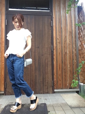 Tomomi さん（レディース・159cm）の夏コーディネート