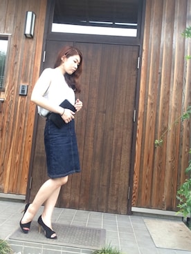 Tomomi さん（レディース・159cm）の夏コーディネート