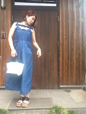 Tomomi さん（レディース・159cm）の夏コーディネート