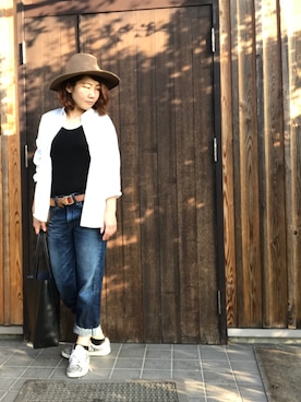 Tomomi さん（レディース・159cm）の秋コーディネート