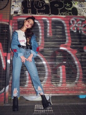 「通販」｜MYUNOさん（レディース・158cm）の春コーディネート