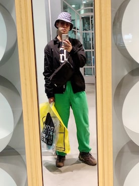 「Carhartt WIP（カーハートダブリューアイピー）のアイテム（ブルゾン）」を使った、shyrevengeさん（メンズ・172cm）の春コーディネート