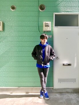 RYONCHYさん（メンズ・169cm）の冬コーディネート