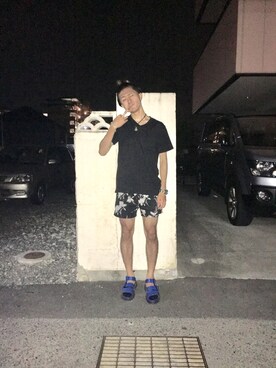 「TOMMY（トミー）のアイテム（その他パンツ）」を使った、RYONCHYさん（メンズ・169cm）の夏コーディネート