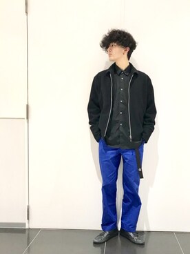 「OPENING CEREMONY（オープニングセレモニー）のアイテム」を使った、RYONCHYさん（メンズ・169cm）の冬コーディネート