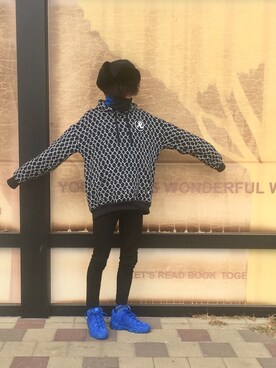 「RICHARDSON（リチャードソン）のアイテム（トップス）」を使った、RYONCHYさん（メンズ・169cm）の冬コーディネート
