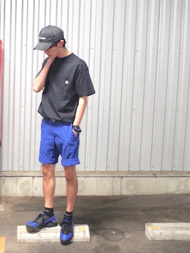 「アイテム（ピアス（両耳用））」を使った、RYONCHYさん（メンズ・169cm・20代）の夏コーディネート