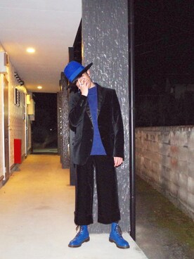 「アイテム（ピアス（両耳用））」を使った、RYONCHYさん（メンズ・169cm・20代）の秋コーディネート