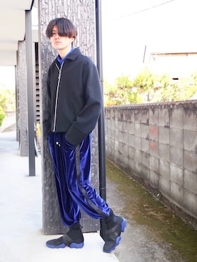 「アイテム（ピアス（両耳用））」を使った、RYONCHYさん（メンズ・169cm・20代）の冬コーディネート