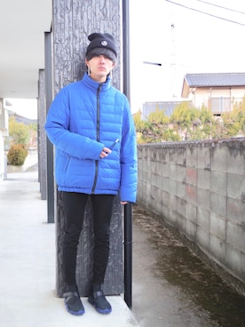 「アイテム（ピアス（両耳用））」を使った、RYONCHYさん（メンズ・169cm・20代）の冬コーディネート