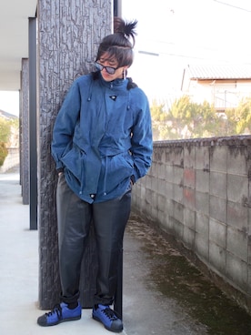 「アイテム（ピアス（両耳用））」を使った、RYONCHYさん（メンズ・169cm・20代）の冬コーディネート