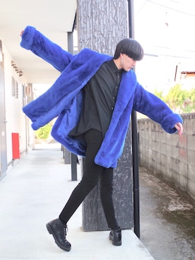 「アイテム（ピアス（両耳用））」を使った、RYONCHYさん（メンズ・169cm・20代）の春コーディネート