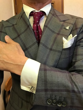 「LAGASHA（ラガシャ）のアイテム」を使った、michi-michiさん（メンズ・165cm）の冬コーディネート