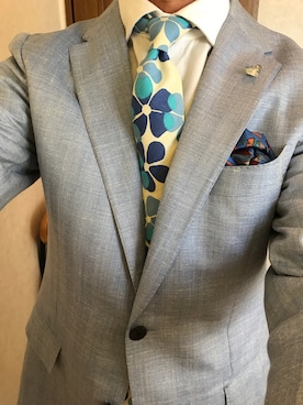 「ALMAS（アルマス）のアイテム」を使った、michi-michiさん（メンズ・165cm）の春コーディネート