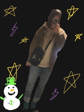 Mikariさん（レディース・154cm）の冬コーディネート