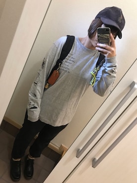 「ANONYM CRAFTSMAN DESIGN（アノニムクラフツマンデザイン）のアイテム」を使った、Mikariさん（レディース・154cm）の秋コーディネート