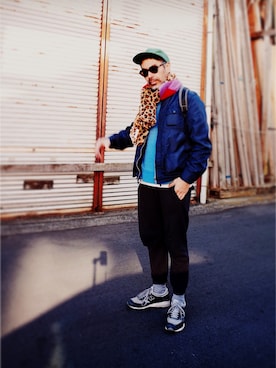 「v::room（ヴィルーム）のアイテム」を使った、YosaKuginoさん（メンズ・176cm）の冬コーディネート