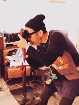 「masterkey（マスターキー）のアイテム」を使った、YosaKuginoさん（メンズ・176cm）の春コーディネート