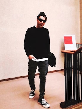 「UNITED ARROWS（ユナイテッドアローズ）のアイテム」を使った、YosaKuginoさん（メンズ・176cm）の冬コーディネート