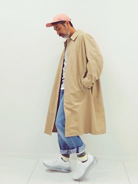 「アイテム（グレー系）」を使った、YosaKuginoさん（メンズ・176cm）の秋コーディネート