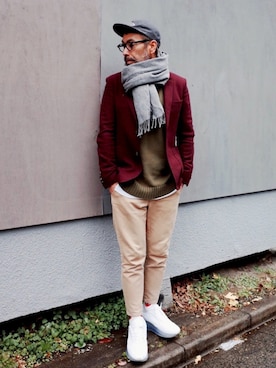 「BEAMS PLUS（ビームスプラス）のアイテム」を使った、YosaKuginoさん（メンズ・176cm）の冬コーディネート