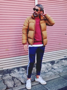 「HUGO BOSS（ヒューゴボス）のアイテム（スウェット）」を使った、YosaKuginoさん（メンズ・176cm）の冬コーディネート