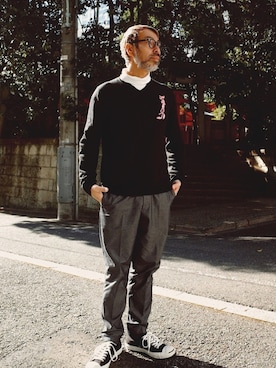 「HUGO（ヒューゴ）のアイテム」を使った、YosaKuginoさん（メンズ・176cm）の冬コーディネート
