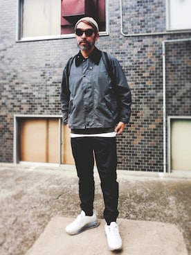 「Steven Alan（スティーブンアラン）のアイテム（ナイロンジャケット）」を使った、YosaKuginoさん（メンズ・176cm）の春コーディネート