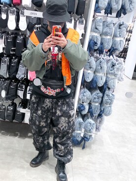 「GALFY（ガルフィー）のアイテム（ジャケット/アウター）」を使った、xxxjunxxxさん（メンズ・169cm）の冬コーディネート