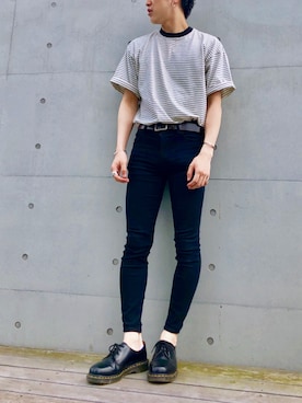 「アイテム（ピアス（片耳用））」を使った、まるさん（メンズ・171cm）の春コーディネート