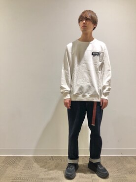 「4色展開」｜だいちさん（メンズ・172cm）の冬コーディネート