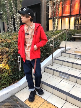 「直営店限定」｜だいちさん（メンズ・172cm）の冬コーディネート