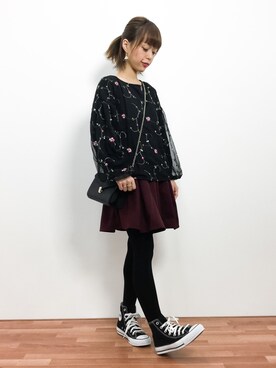 saya☺︎さん（レディース・149cm）の冬コーディネート