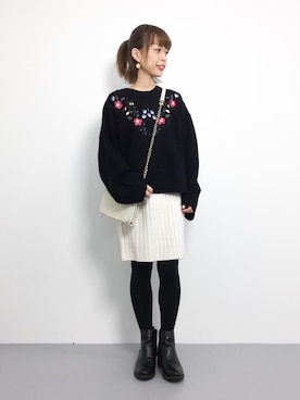 saya☺︎さん（レディース・149cm）の冬コーディネート