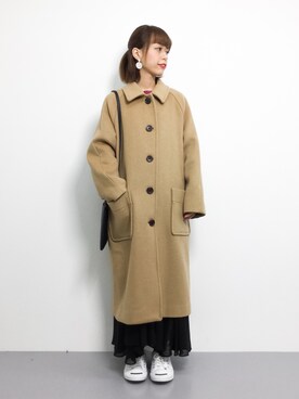「Another Edition（アナザーエディション）のアイテム（その他アウター）」を使った、saya☺︎さん（レディース・149cm）の冬コーディネート