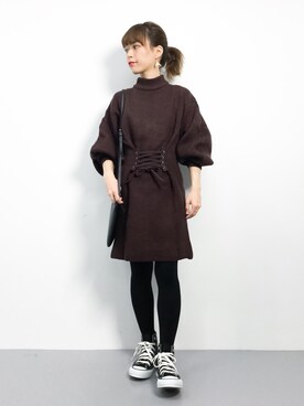 saya☺︎さん（レディース・149cm）の冬コーディネート