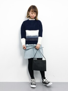 saya☺︎さん（レディース・149cm）の冬コーディネート
