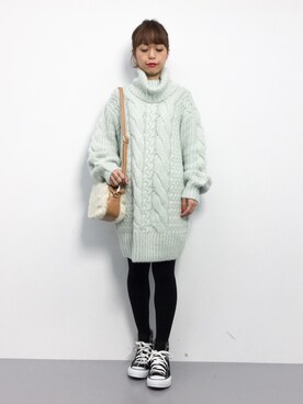 saya☺︎さん（レディース・149cm）の冬コーディネート