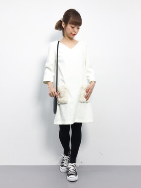 saya☺︎さん（レディース・149cm）の冬コーディネート