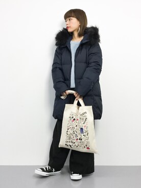 saya☺︎さん（レディース・149cm）の冬コーディネート