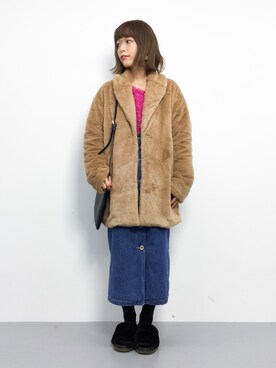saya☺︎さん(レディース・149cm)の冬コーディネート