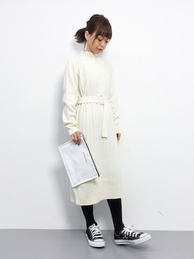 saya☺︎さん（レディース・149cm）の冬コーディネート