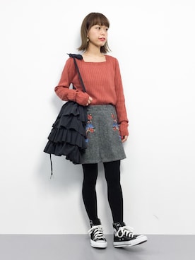saya☺︎さん（レディース・149cm）の冬コーディネート