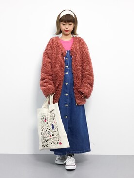 saya☺︎さん(レディース・149cm)の冬コーディネート